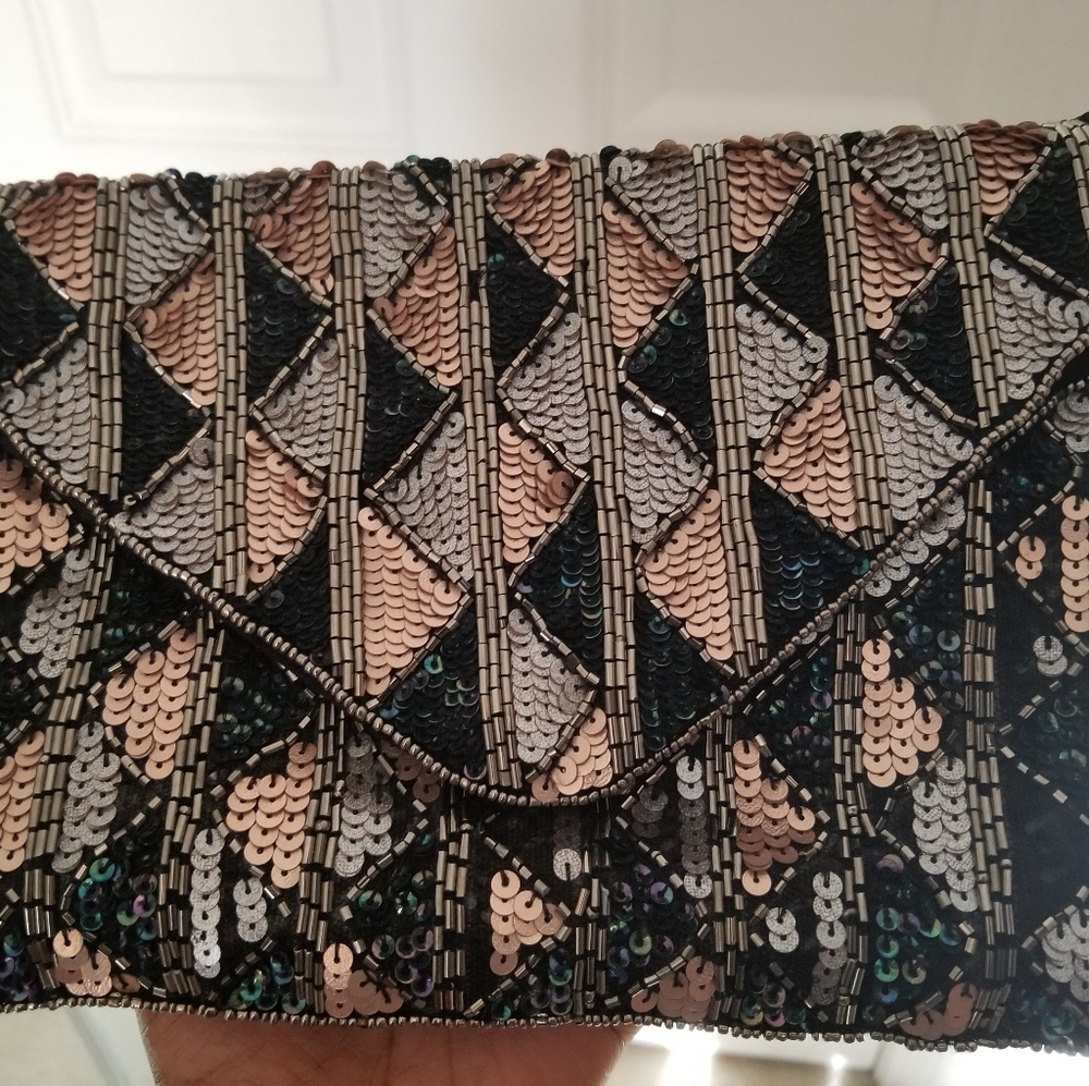 Multicolored Sequin Crossbody/Clutch